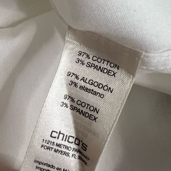 Chicos Women’s XL No Iron Easy High Low Tunic - Picture 7 of 7